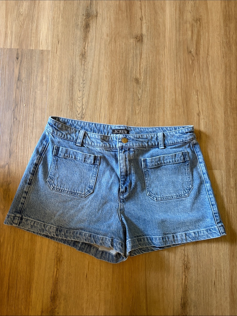 J. Crew patch pocket Jean Shorts